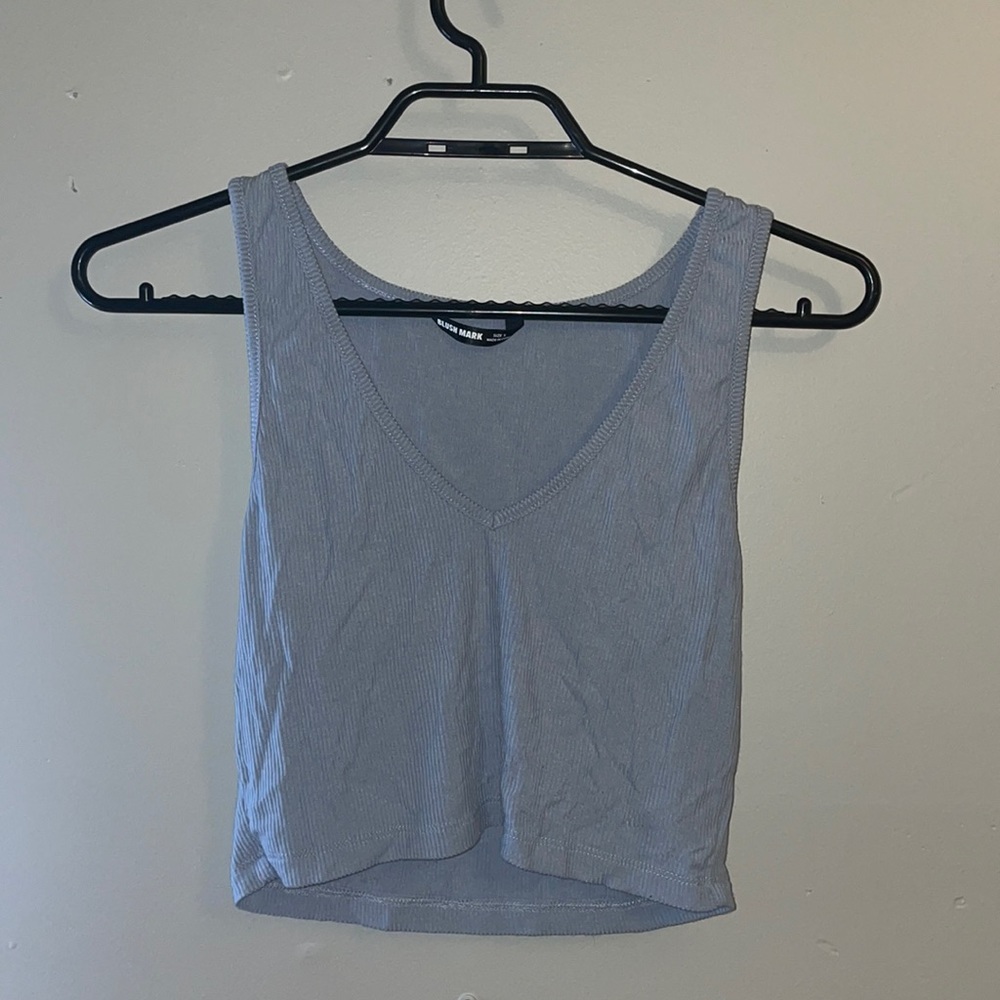 Blushmark, blue tank top
